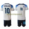 Original Trikotsatz England Raheem Sterling 10 Heimtrikot WM 2022 Für Kinder